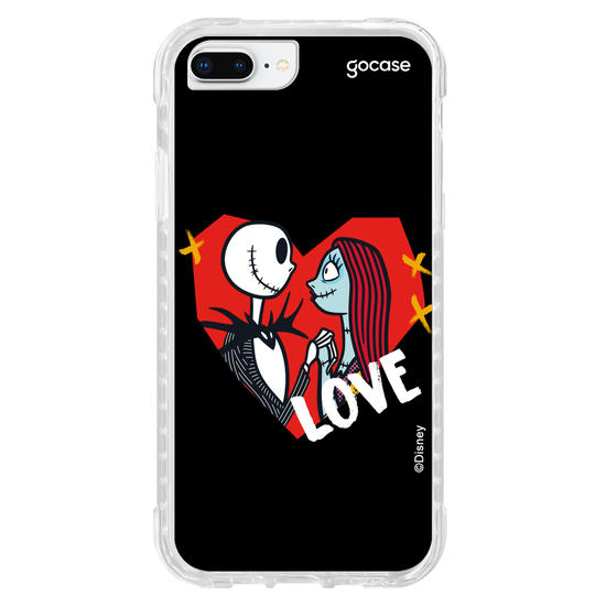 Capinha para celular Disney - Jack e Sally - Apaixonados