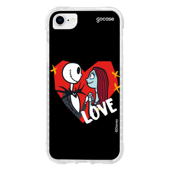 Capinha para celular Disney - Jack e Sally - Apaixonados