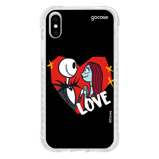 Capinha para celular Disney - Jack e Sally - Apaixonados