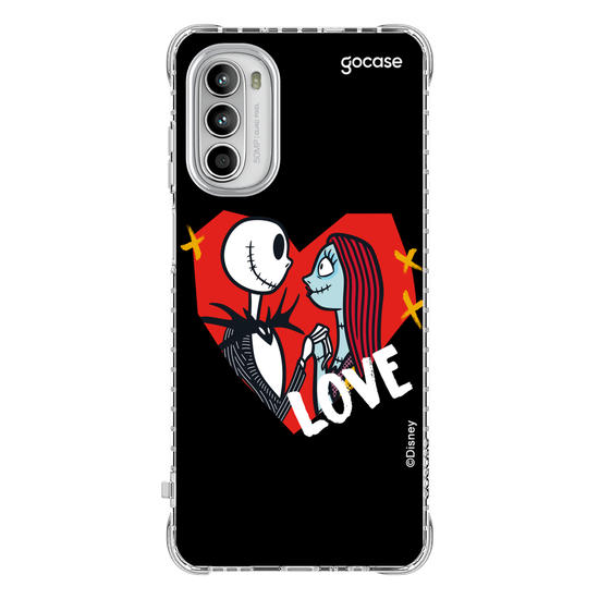 Capinha para celular Disney - Jack e Sally - Apaixonados