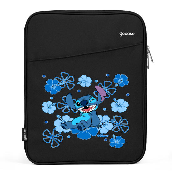 Capa Para Notebook Slim - Stitch - Flores Havaianas