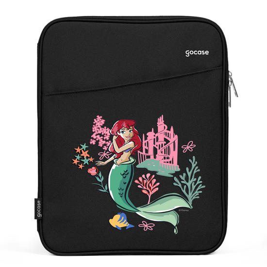 Capa Para Notebook Slim - Disney - Ariel - Princesas Castelos Encantados