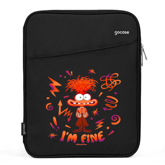 Capa Para Notebook Slim - Divertidamente - Ansiedade - I'm Fine