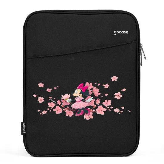 Capa Para Notebook Slim - Minnie Jardim Vertical