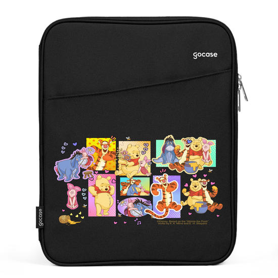 Capa Para Notebook Slim - Pooh e Amigos Comic