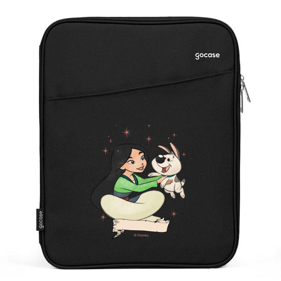 Capa Para Notebook Slim - Princesas e seu pet