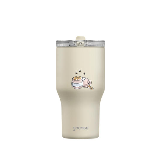 Copo Térmico Daily + Ebook -  Ursinho Pooh - Cottage Garden