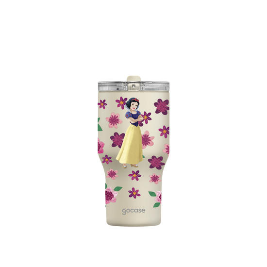 Copo Térmico Daily - Branca de Neve - Floral e Princesas