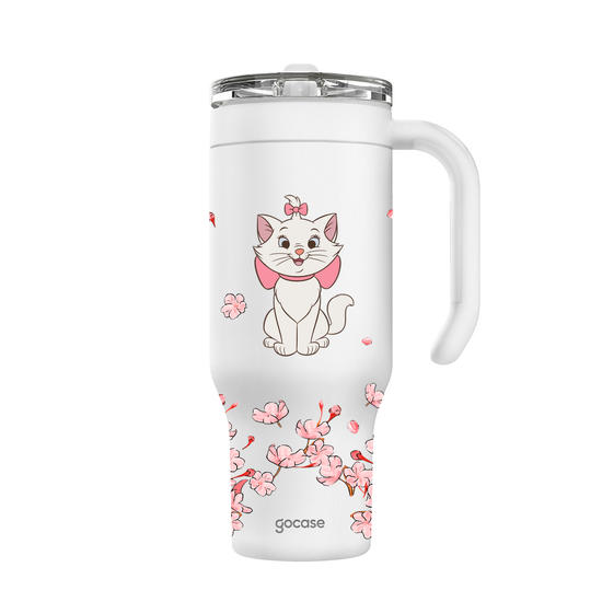 Copo Térmico Life + Ebook -  Marie - Classical Rose 360º