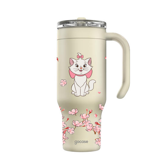 Copo Térmico Life + Ebook -  Marie - Classical Rose 360º