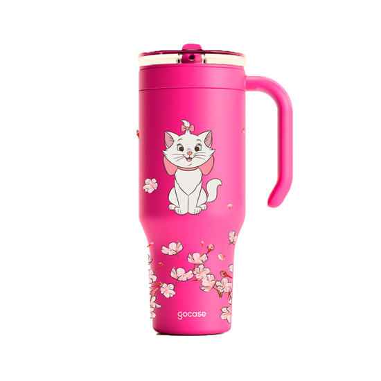 Copo Térmico Life + Ebook -  Marie - Classical Rose 360º