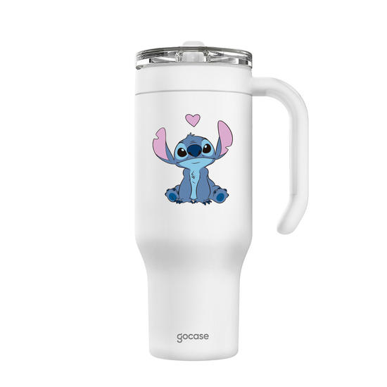 Copo Térmico Life + Ebook -  Lilo & Stitch - Cute Minimal