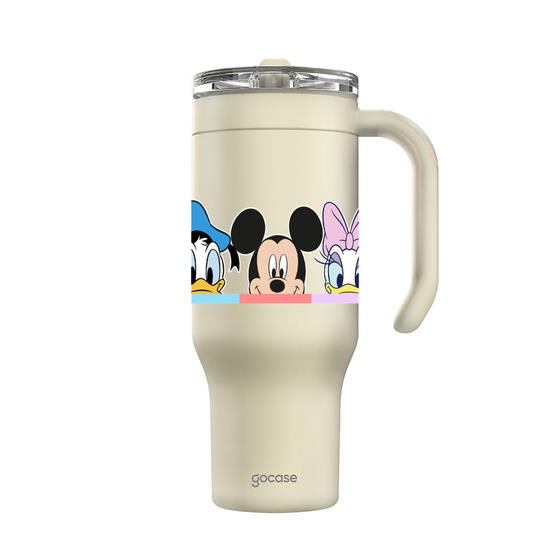 Copo Térmico Life + Ebook -  Mickey & Amigos - Paleta 360º