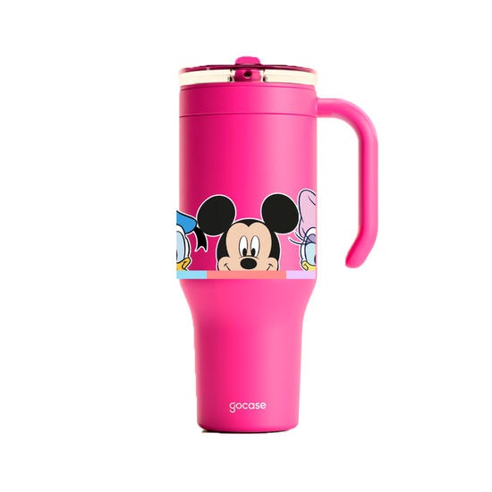 Copo Térmico Life + Ebook -  Mickey & Amigos - Paleta 360º