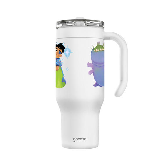 Copo Térmico Life + Ebook -  Elio - Pattern de Outro Mundo