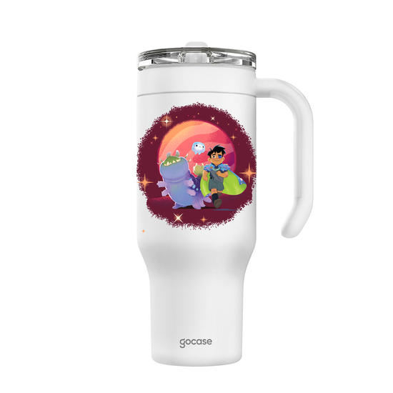 Copo Térmico Life + Ebook -  Elio - Intergalácticos