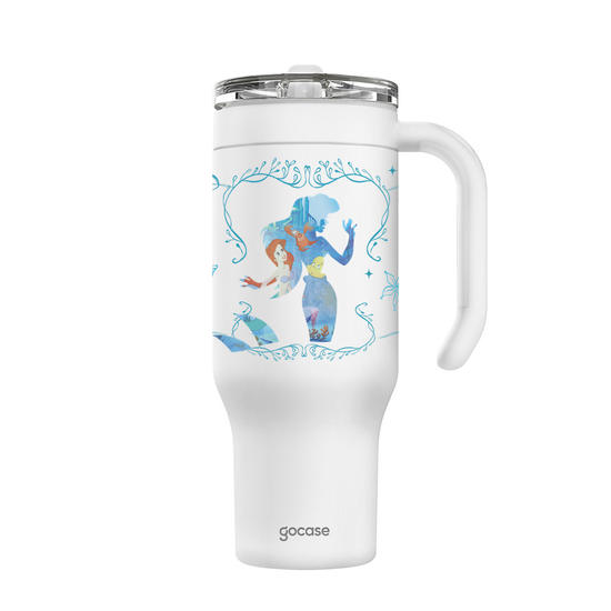 Copo Térmico Life + Ebook -  Ariel Fairytale