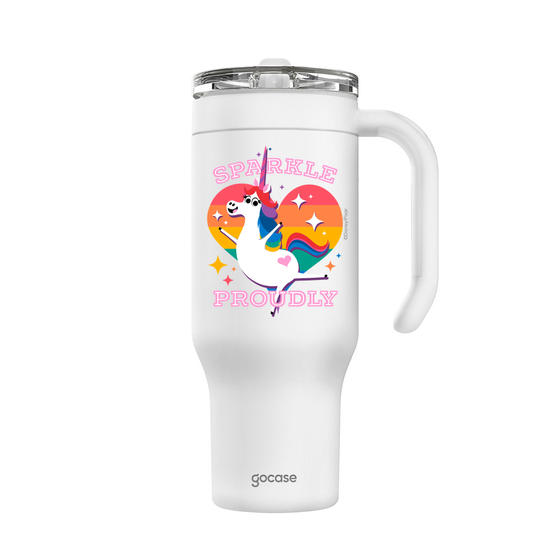 Copo Térmico Life + Ebook -  Sparkle Proudly