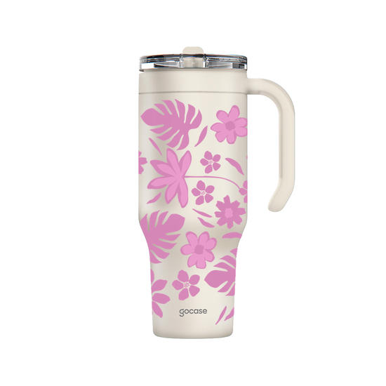 Copo Térmico Life - Lilo & Stitch - Angel Peekaboo - Rosa