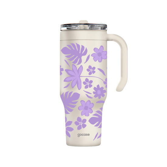 Copo Térmico Life - Lilo & Stitch - Angel Peekaboo - Lilás