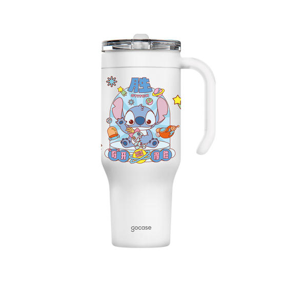 Copo Térmico Life + Ebook -  Lilo & Stitch - Space Machine
