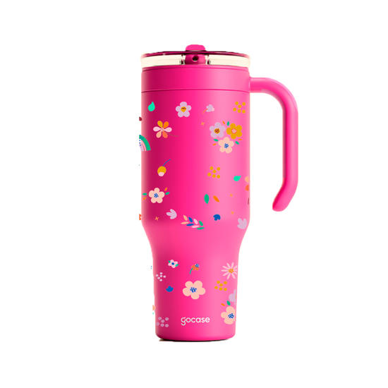 Copo Térmico Life + Ebook -  Princesas - Garden