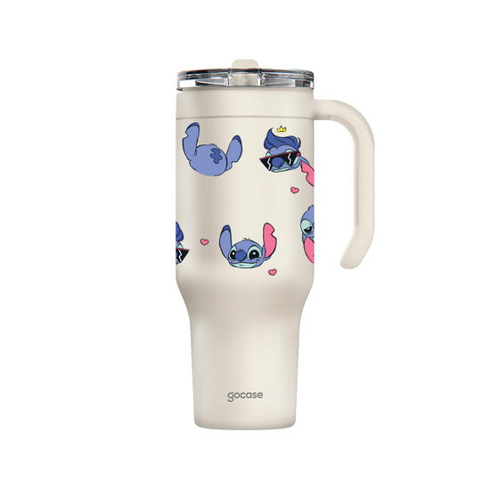 Copo Térmico Life - Lilo & Stitch - Expressões
