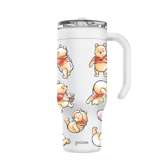 Copo Térmico Life + Ebook -  Ursinho Pooh - Pooh's Charm