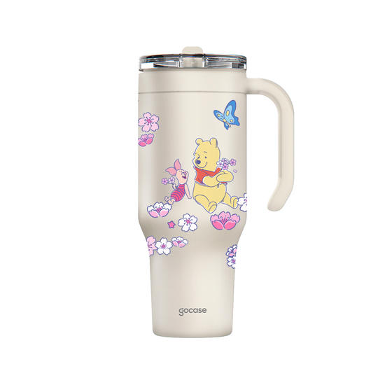 Copo Térmico Life - Ursinho Pooh - Primavera de Cerejeiras