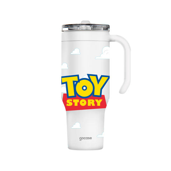 Copo Térmico Life + Ebook -  Toy Story - Quarto Andy