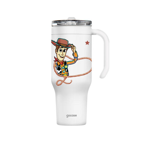 Copo Térmico Life + Ebook -  Toy Story - Woody's Rodeio