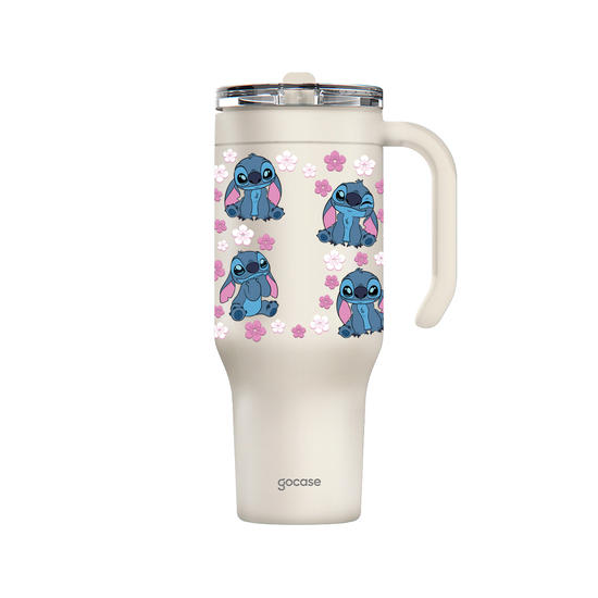 Copo Térmico Life - Lilo & Stitch - Cute Pattern