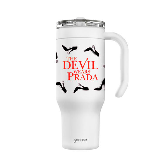 Copo Térmico Life + Ebook - O Diabo Veste Prada - Salto Preto