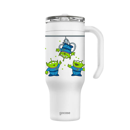 Copo Térmico Life + Ebook - Toy Story - A Garra!