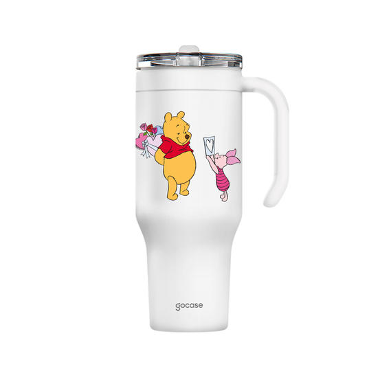 Copo Térmico Life + Ebook - Ursinho Pooh e Leitão - Gifts