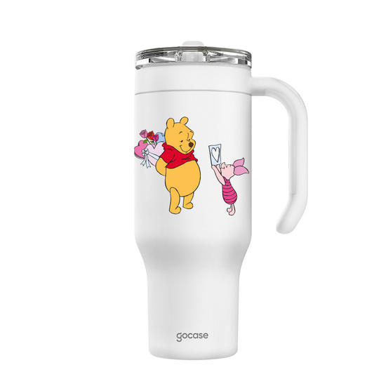 Copo Térmico Life + Ebook - Ursinho Pooh e Leitão - Gifts
