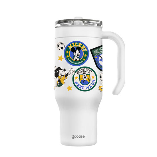 Copo Térmico Life + Ebook - Mickey Mouse - Classic Stickers