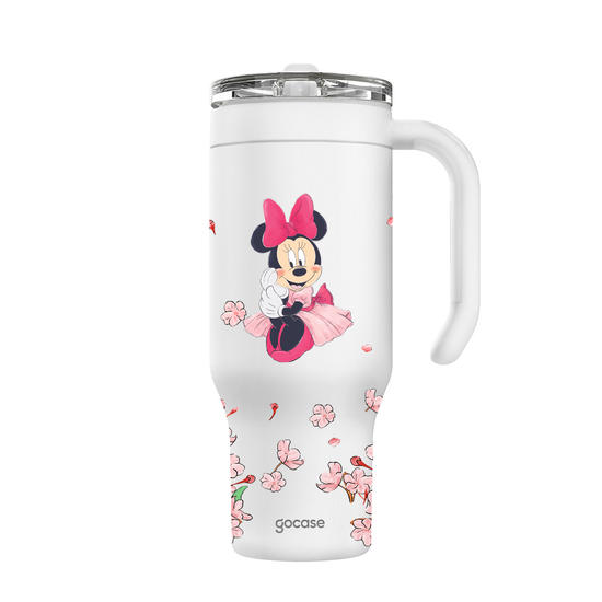 Copo Térmico Life + Ebook -  Mickey & Amigos - Classical Rose