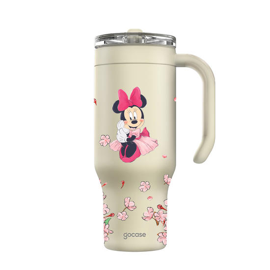 Copo Térmico Life + Ebook -  Mickey & Amigos - Classical Rose