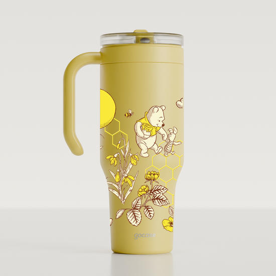 Copo Térmico Life - Ursinho Pooh - Yellow Autumn