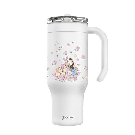 Copo Térmico Life + Ebook - Turma do Pooh - Bloom Together