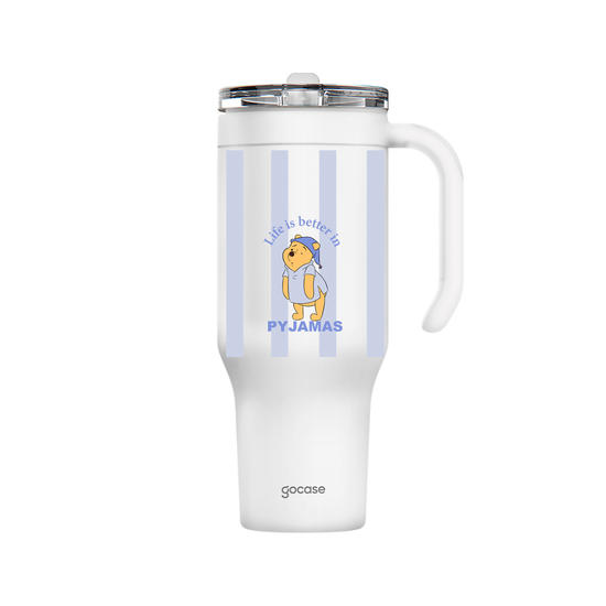 Copo Térmico Life + Ebook - Ursinho Pooh - Dorminhoco