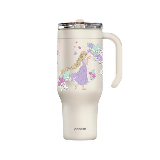 Copo Térmico Life - Princesas - Primavera da Rapunzel