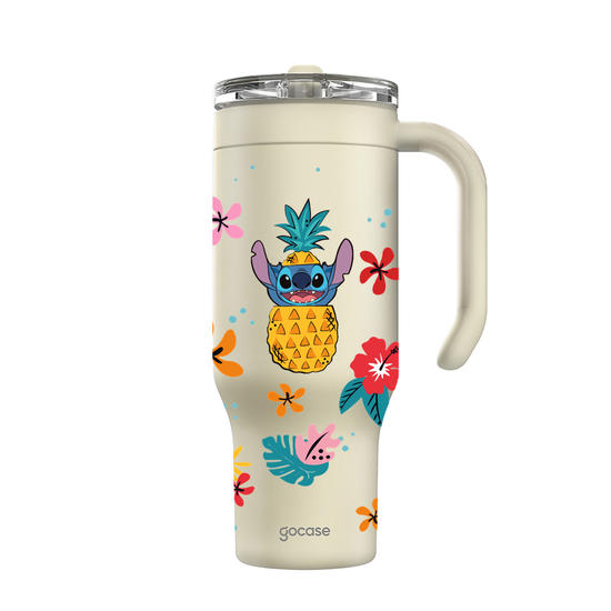 Copo Térmico Life + Ebook -  Lilo & Stitch - Aloha