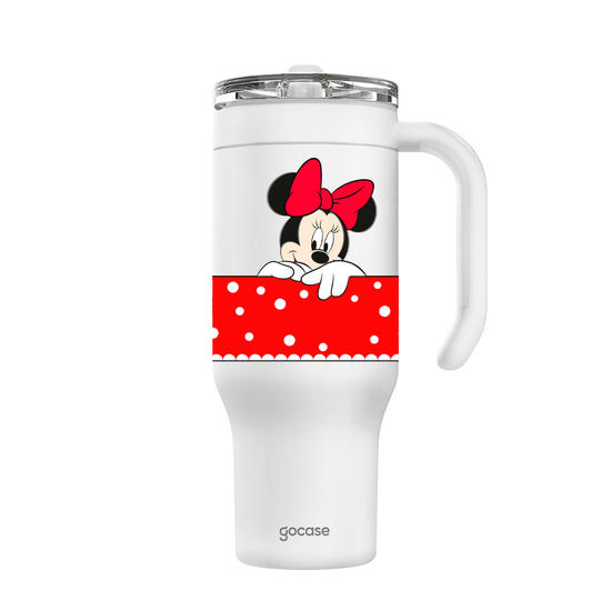 Copo Térmico Life + Ebook -  Mickey & Amigos - Minnie Bolsinho