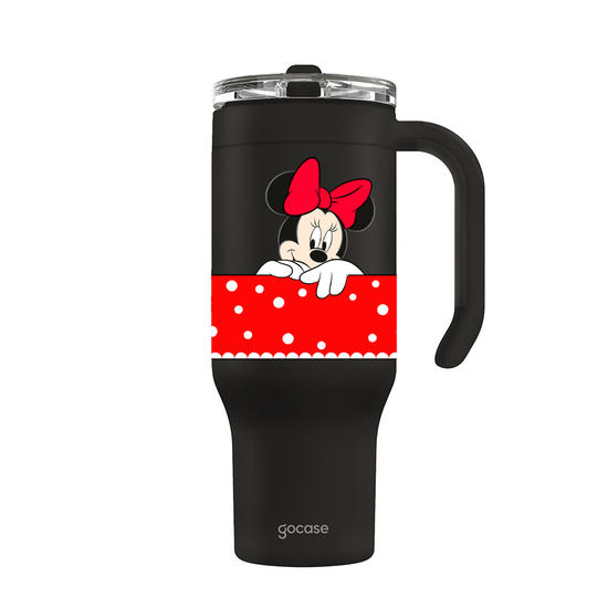 Copo Térmico Life + Ebook -  Mickey & Amigos - Minnie Bolsinho