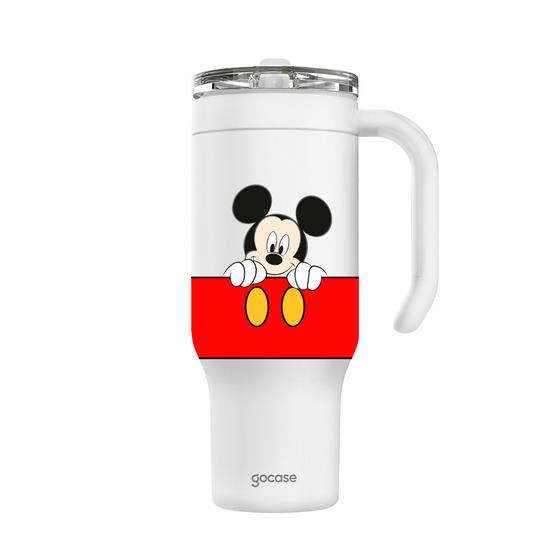 Copo Térmico Life + Ebook -  Mickey & Amigos - Mickey Bolsinho