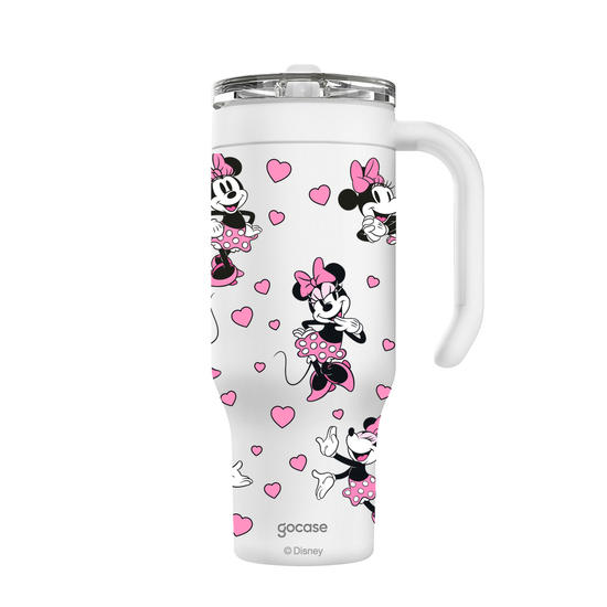 Copo Térmico Life + Ebook -  Mickey & Amigos - Minnie Pattern