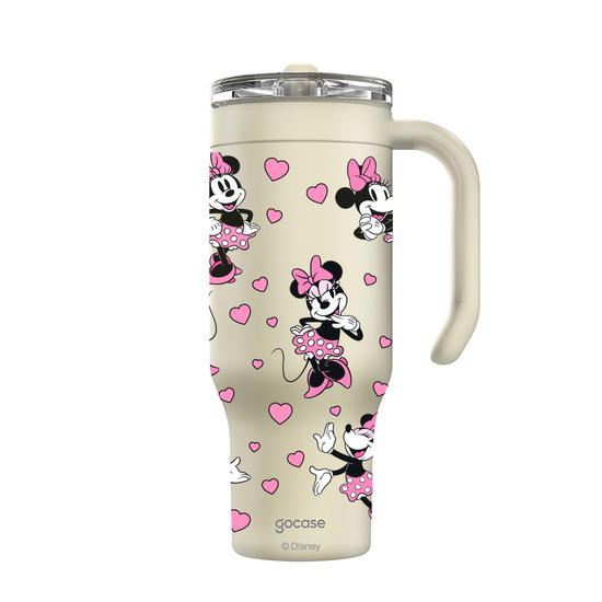Copo Térmico Life + Ebook -  Mickey & Amigos - Minnie Pattern