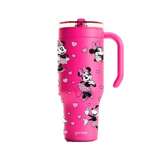 Copo Térmico Life + Ebook -  Mickey & Amigos - Minnie Pattern